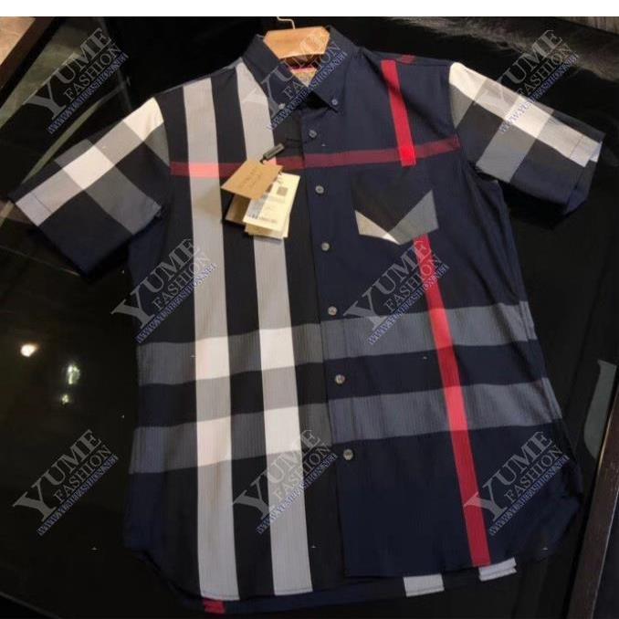 ÁO NAM BURBERRY Check Stretch Shirt