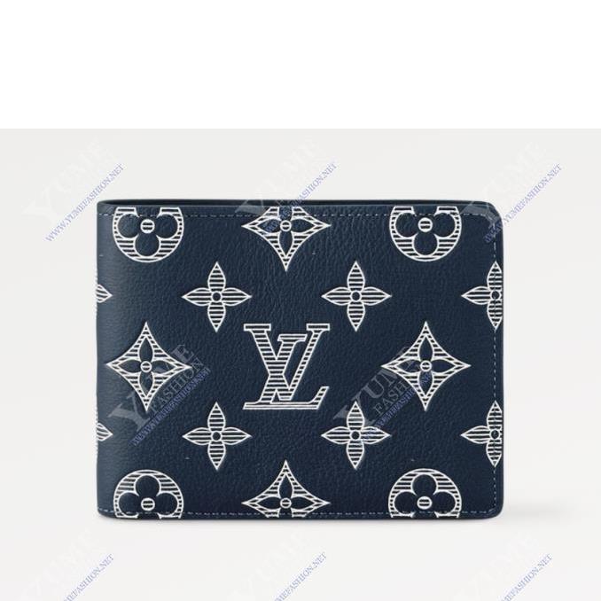 BÓP NAM LV Multiple Wallet ( Navy Blue)