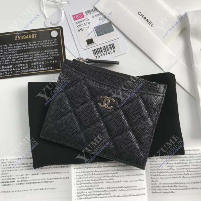 BÓP NỮ CHANEL Wallet Caviar leather