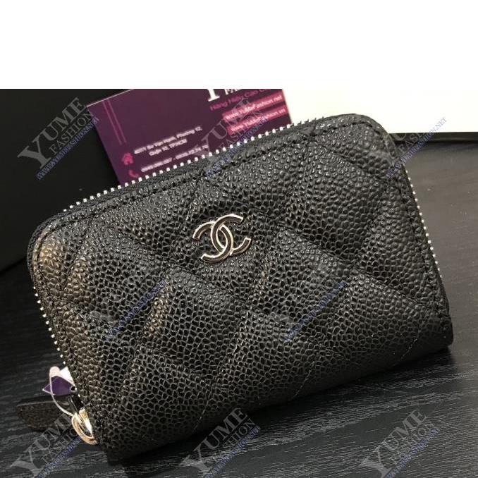 BÓP NỮ CHANEL&nbsp;Wallet Caviar leather