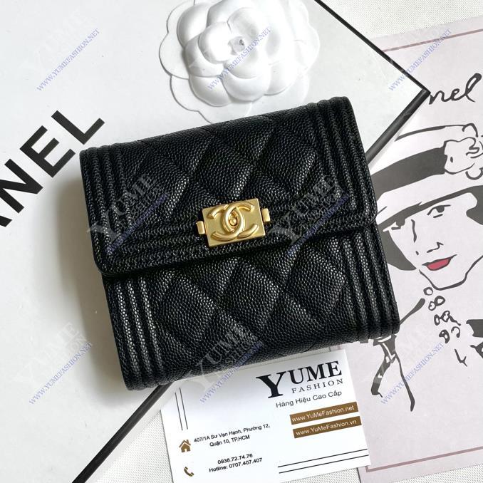 BÓP NỮ CHANEL&nbsp;Wallet Caviar leather