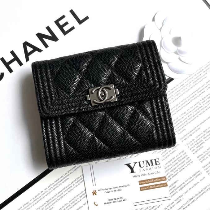 BÓP NỮ CHANEL&nbsp;Wallet Caviar leather