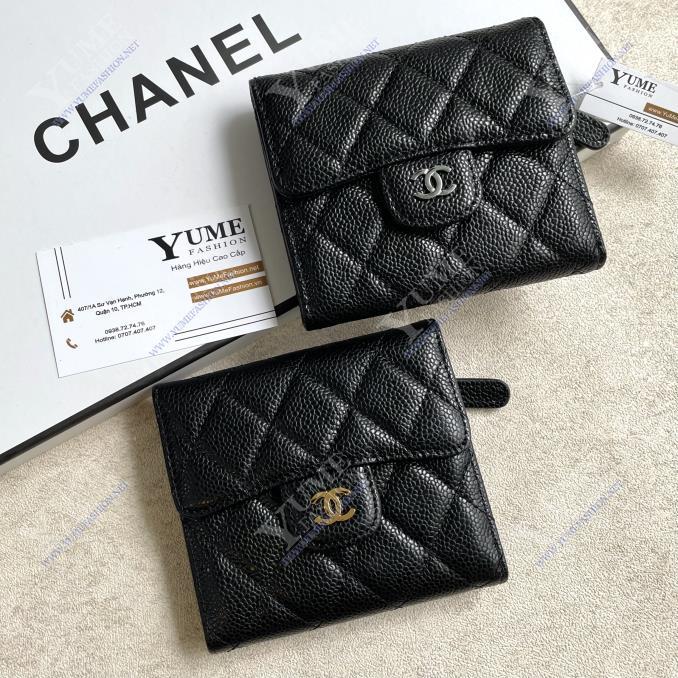 BÓP NỮ CHANEL Wallet Chanel Caviar