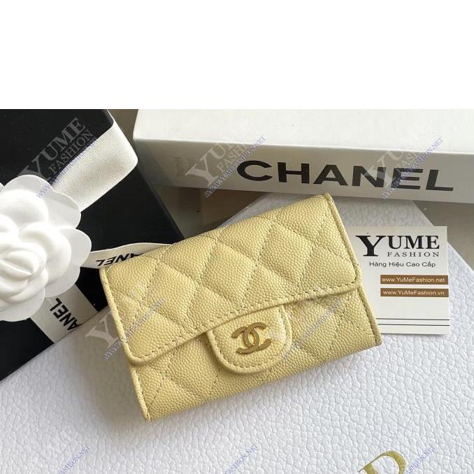 BÓP NỮ CHANEL&nbsp;Card holder Caviar