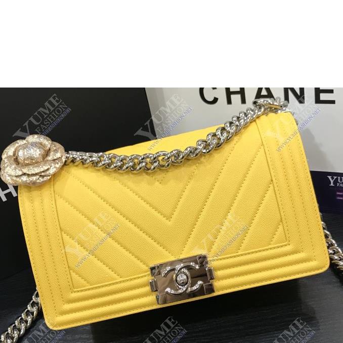 TÚI XÁCH CHANEL Boy 25 Caviar 