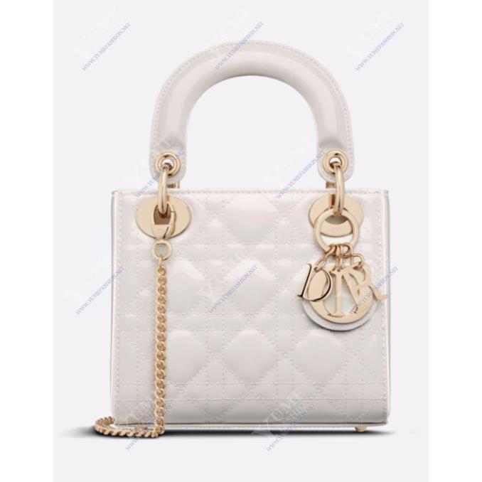 TÚI XÁCH DIOR MINI LADY DIOR - DA BÓNG