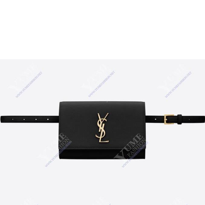 TÚI XÁCH YSL KATE BELT BAG IN GRAIN DE POUDRE SAINT LAURENT