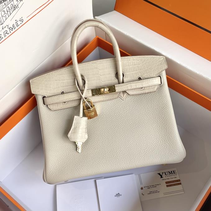 TÚI XÁCH HERMES Birkin 25 Togo - N?p cá s?u