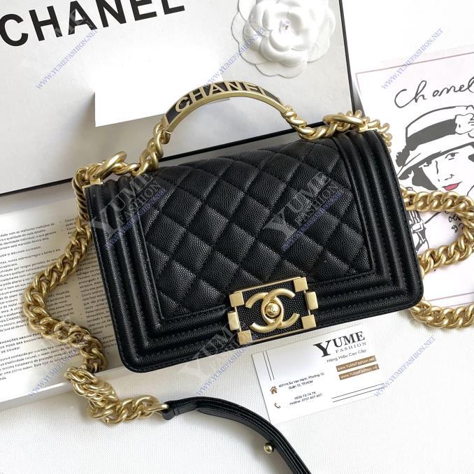 TÚI XÁCH CHANEL&nbsp;CHANEL BOY 20 CAVIAR