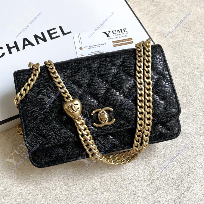TÚI XÁCH CHANEL MINIWOC CAVIAR CHARM TIM
