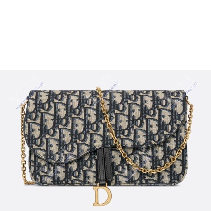 TÚI XÁCH DIOR Saddle Pouch with Chain