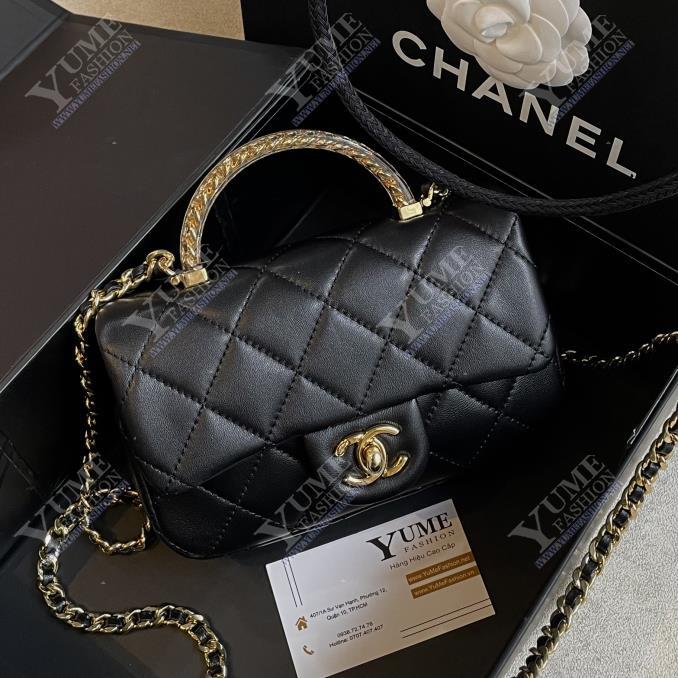 TÚI XÁCH CHANEL CHANEL HANDLE FLAPBAG - QUAI TRONG