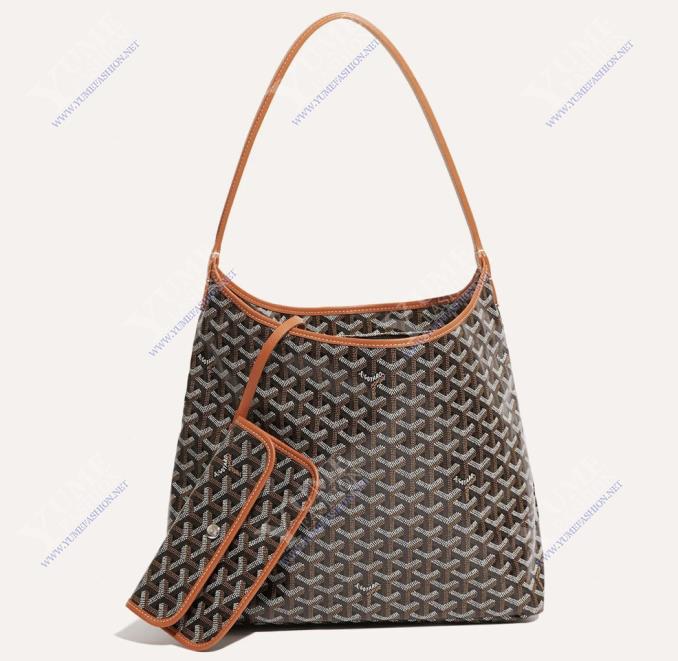 TÚI XÁCH GOYARD&nbsp;Goyard Bohème Hobo (Black/Tan)