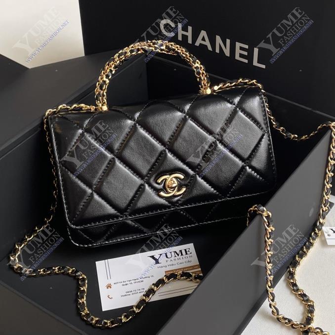 TÚI XÁCH CHANEL&nbsp; MINI FLAP BAG WITH TOP HANDLE